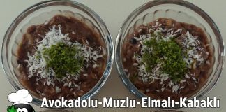 Pişmeyen Yok Yok Puding: Muz-Avokado-Elma-Kabak!