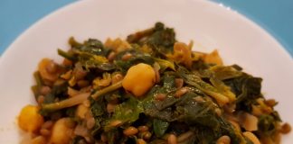 Mercimekli – Nohutlu Kök Ispanak Yemeği Tarifi